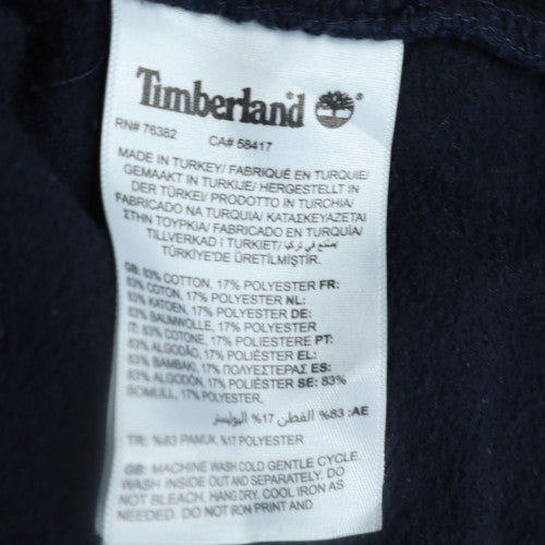 Timberland Men's Blue Regular Fit Pullover Hoodie Size M