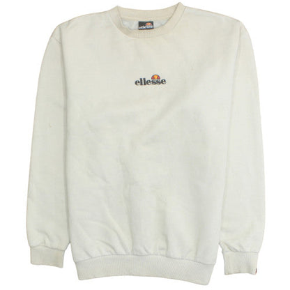 Ellesse Men's Beige Crew Neck Pullover Sweatshirt L Regular Fit