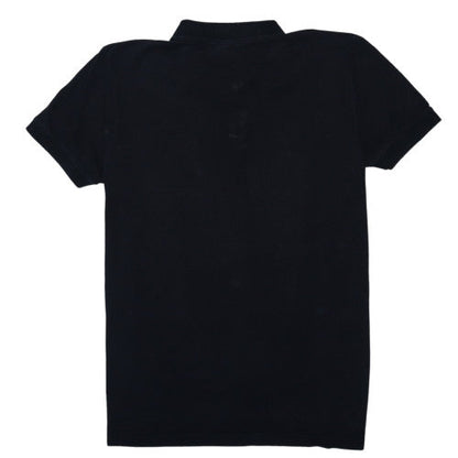 Kappa Men's Black 2XL Polo Shirt Cotton Short Sleeve Collared Top