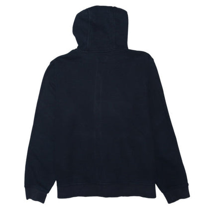 Nike Women's Black Full Zip Hoodie L Cotton Blend Sportswear