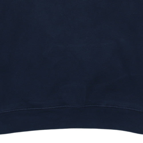 Barbour International Navy Women's L Sweatshirt Crew Neck Cotton Blend