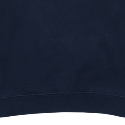 Barbour International Navy Women's L Sweatshirt Crew Neck Cotton Blend