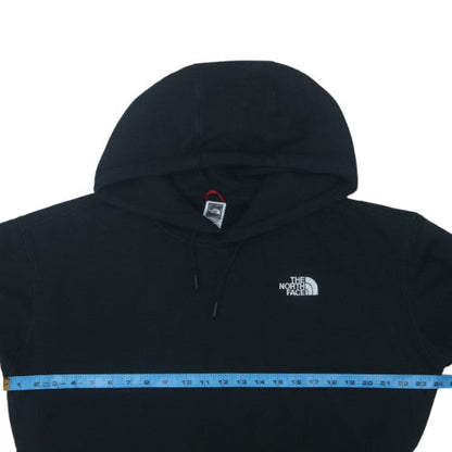 The North Face Men Black L Pullover Hoodie Cotton Blend Logo