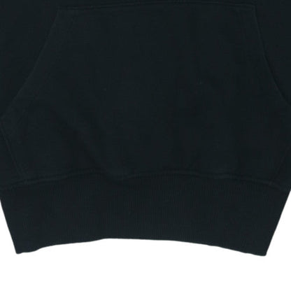 The North Face Men Black L Pullover Hoodie Cotton Blend Logo