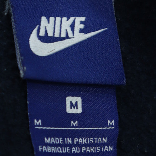 Nike Men's Blue Full Zip Hoodie M Cotton Blend Fleece