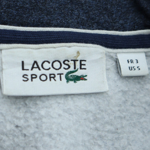 Lacoste Sport Men's Blue Full Zip Hoodie Size S Regular Fit
