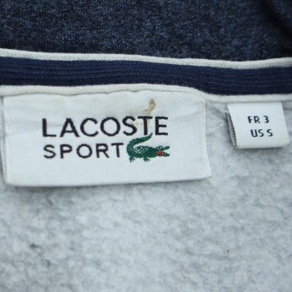 Lacoste Sport Men's Blue Full Zip Hoodie Size S Regular Fit
