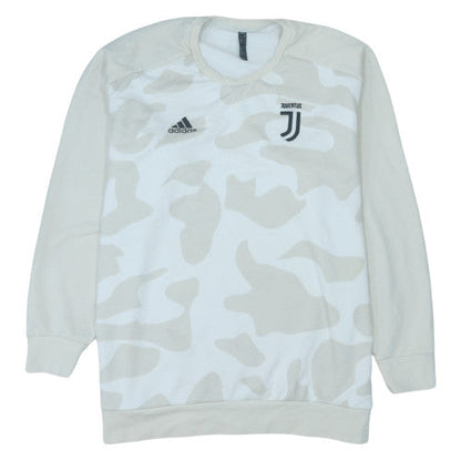 Adidas Men's Beige 3XL Juventus Camouflage Crew Neck Sweatshirt