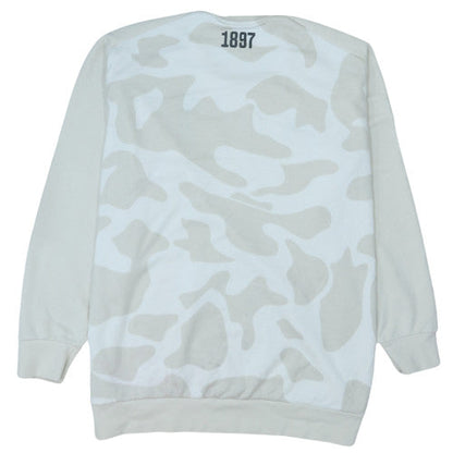 Adidas Men's Beige 3XL Juventus Camouflage Crew Neck Sweatshirt