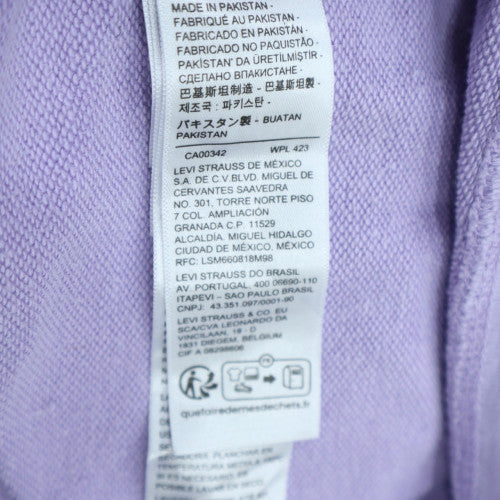 Levi's Womens Lilac 2X Pullover Hoodie Cotton Blend Relaxed Fit