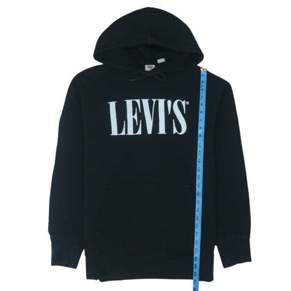 Levi's Women's Black Relaxed Fit Pullover Hoodie Size M