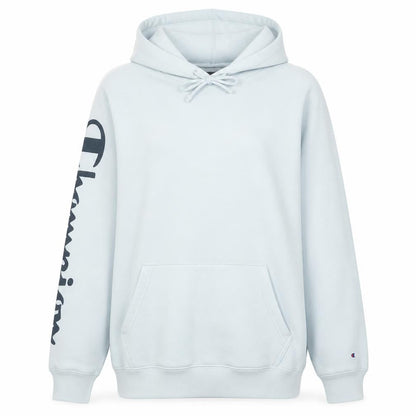 Champion Womens White Pullover Hoodie Size L Cotton Blend