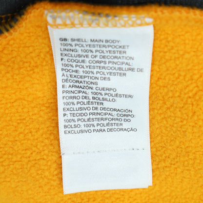 The North Face Men's Yellow XL Hooded Fleece Jacket Outdoor