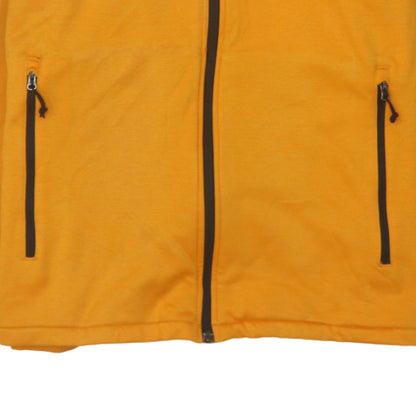 The North Face Men's Yellow XL Hooded Fleece Jacket Outdoor