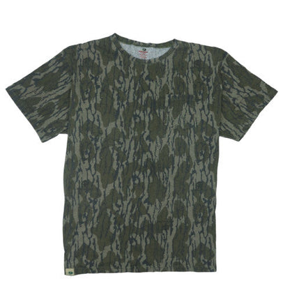 Mossy Oak Men's Green Camouflage Cotton Short Sleeve T-Shirt XL