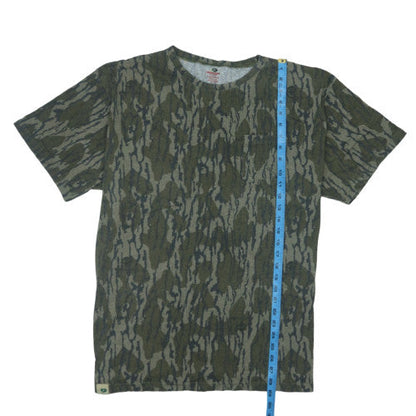 Mossy Oak Men's Green Camouflage Cotton Short Sleeve T-Shirt XL