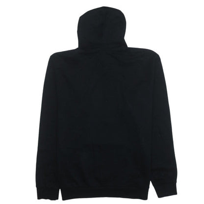 Diesel Mens Black Pullover Hoodie M Regular Fit Fleece Logo