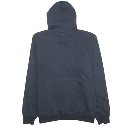 Adidas Men's Grey Pullover Hoodie L Fleece Logo Sweatshirt