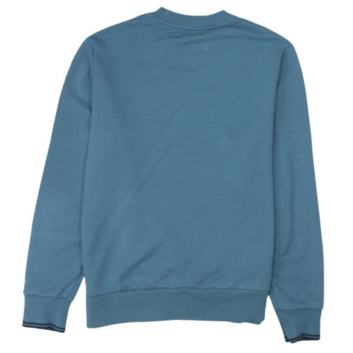Fred Perry Mens Blue XL Crew Neck Pullover Sweatshirt