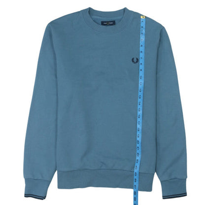 Fred Perry Mens Blue XL Crew Neck Pullover Sweatshirt