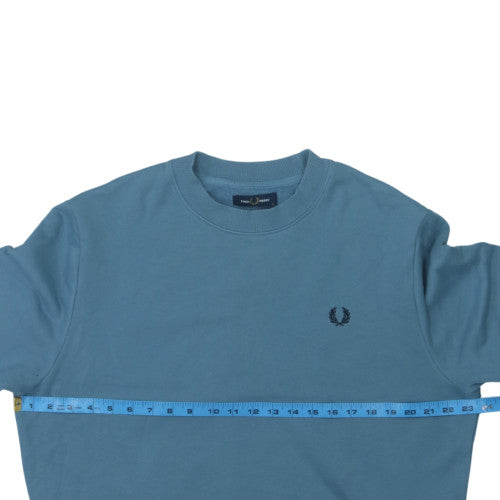Fred Perry Mens Blue XL Crew Neck Pullover Sweatshirt