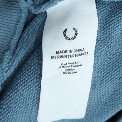 Fred Perry Mens Blue XL Crew Neck Pullover Sweatshirt