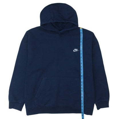 Nike Men's Blue Pullover Hoodie L Regular Fit Fleece