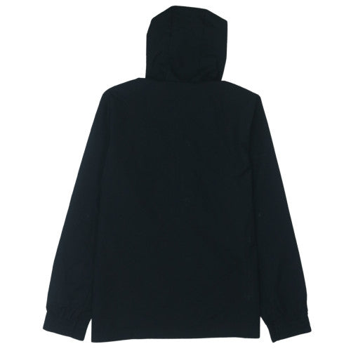Adidas Boys Black Hooded Rain Coat Jacket 13-14 Years Waterproof Lined