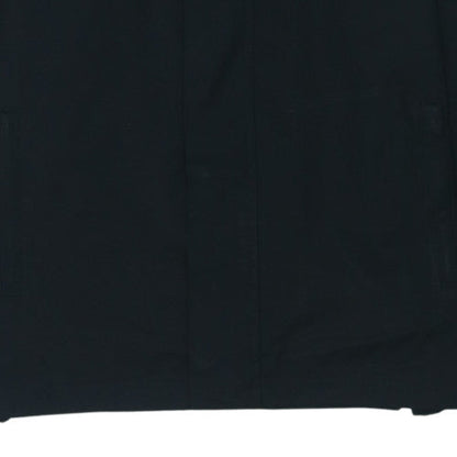 Adidas Boys Black Hooded Rain Coat Jacket 13-14 Years Waterproof Lined