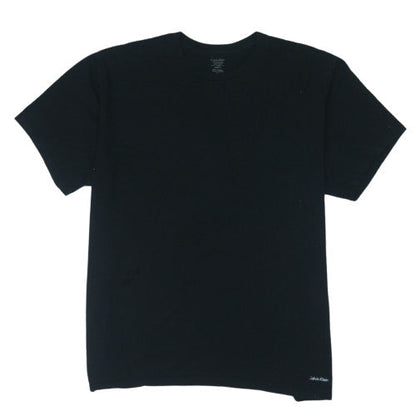 Calvin Klein Men's Black XL Crew Neck Cotton T-Shirt
