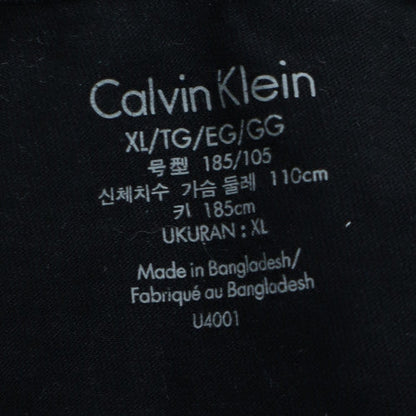 Calvin Klein Men's Black XL Crew Neck Cotton T-Shirt