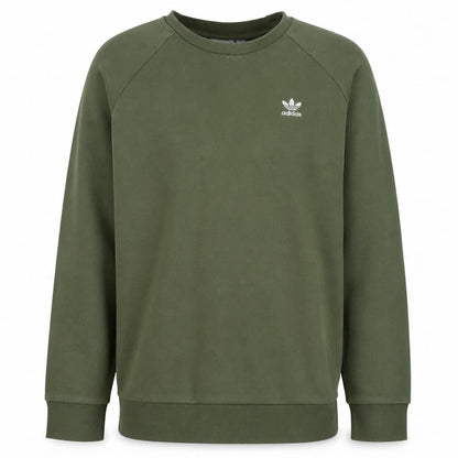 Adidas Men’s Green Crew Neck Pullover Sweatshirt Size M