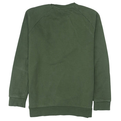 Adidas Men’s Green Crew Neck Pullover Sweatshirt Size M
