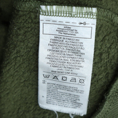 Adidas Men’s Green Crew Neck Pullover Sweatshirt Size M