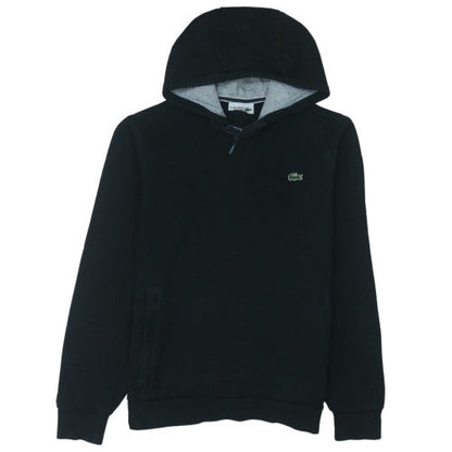 Lacoste Sport Men’s Black Pullover Hoodie M Regular Fit Fleece