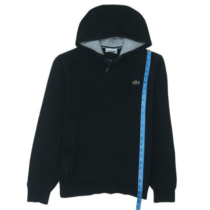 Lacoste Sport Men’s Black Pullover Hoodie M Regular Fit Fleece