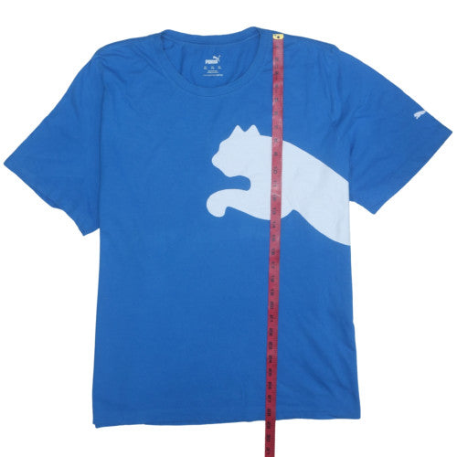 Puma Men's Blue XXL Crew Neck Short Sleeve Graphic T-Shirt