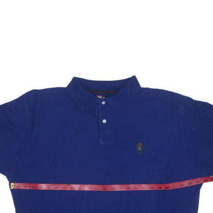 Chaps Ralph Lauren Men's Blue XL Cotton Polo Shirt