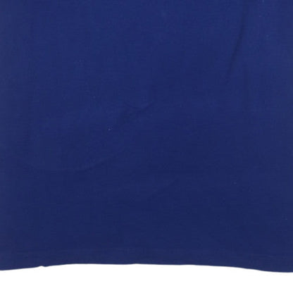 Chaps Ralph Lauren Men's Blue XL Cotton Polo Shirt
