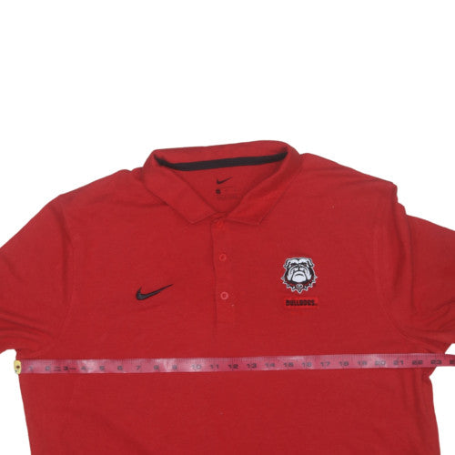Nike Men's Red Bulldogs Polo Shirt XL Classic Fit