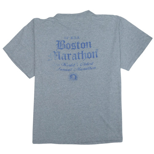Adidas Men’s Grey Boston Marathon 2010 Short Sleeve Athletic T-Shirt M