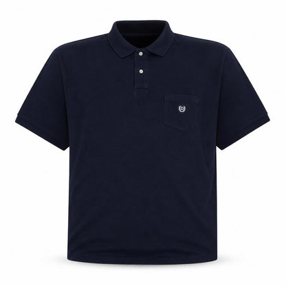 Chaps Men's Blue Cotton Short Sleeve Polo Shirt XL