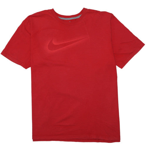 Nike Men's Red Crew Neck Short Sleeve Regular Fit T-Shirt XXL
