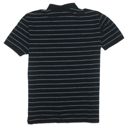 Polo Ralph Lauren Men's Black Striped Cotton Polo Shirt XL