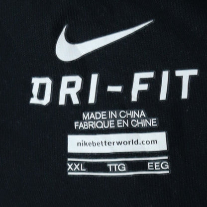 Nike Men's Black Dri-FIT Sports Graphic 2XL T-Shirt