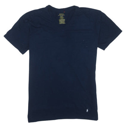 Polo Ralph Lauren Men's Blue V-Neck Slim Fit Cotton T-Shirt XL
