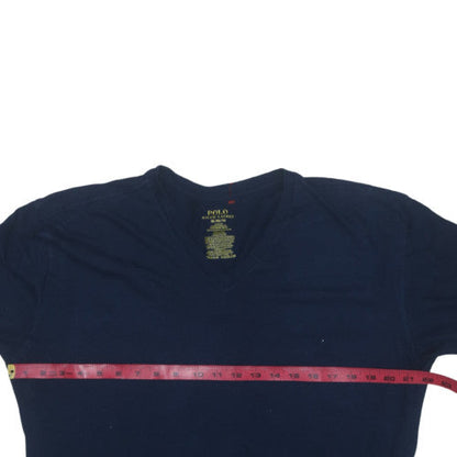 Polo Ralph Lauren Men's Blue V-Neck Slim Fit Cotton T-Shirt XL