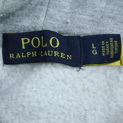 Polo Ralph Lauren Men's Grey Pullover Hoodie Size L