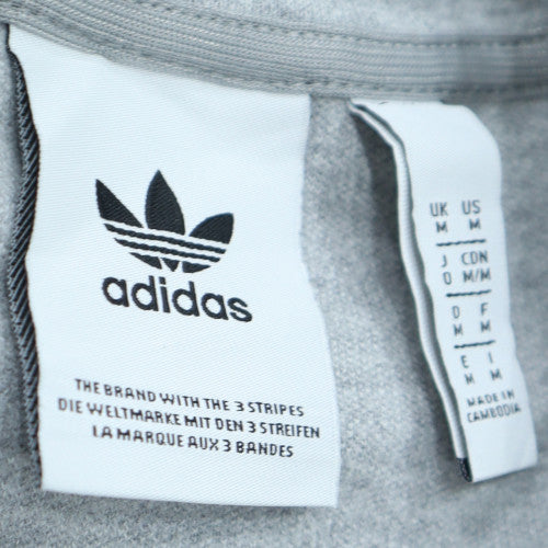 Adidas Men's Grey Crew Neck Sweatshirt M Long Sleeve Pullover