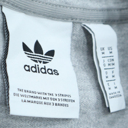 Adidas Men's Grey Crew Neck Sweatshirt M Long Sleeve Pullover